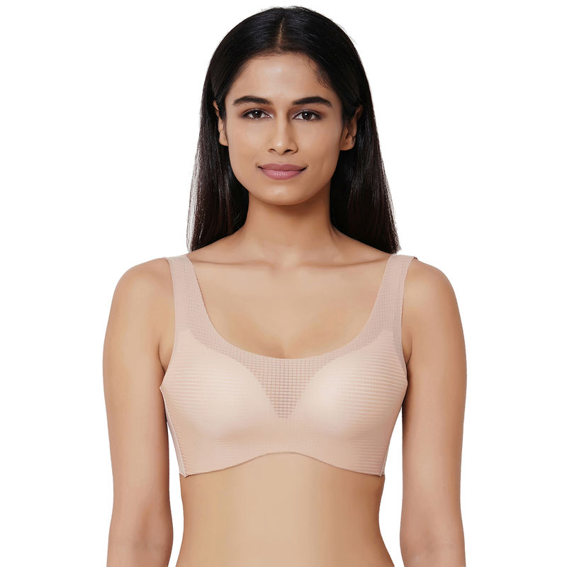 Wacoal Aura Padded Non Wired Full Cup 3-4Th T Shirt Bra Beige (32A)