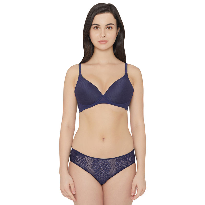 Wacoal Mysa Mid Waist Medium Coverage Hipster Panty Blue (M)