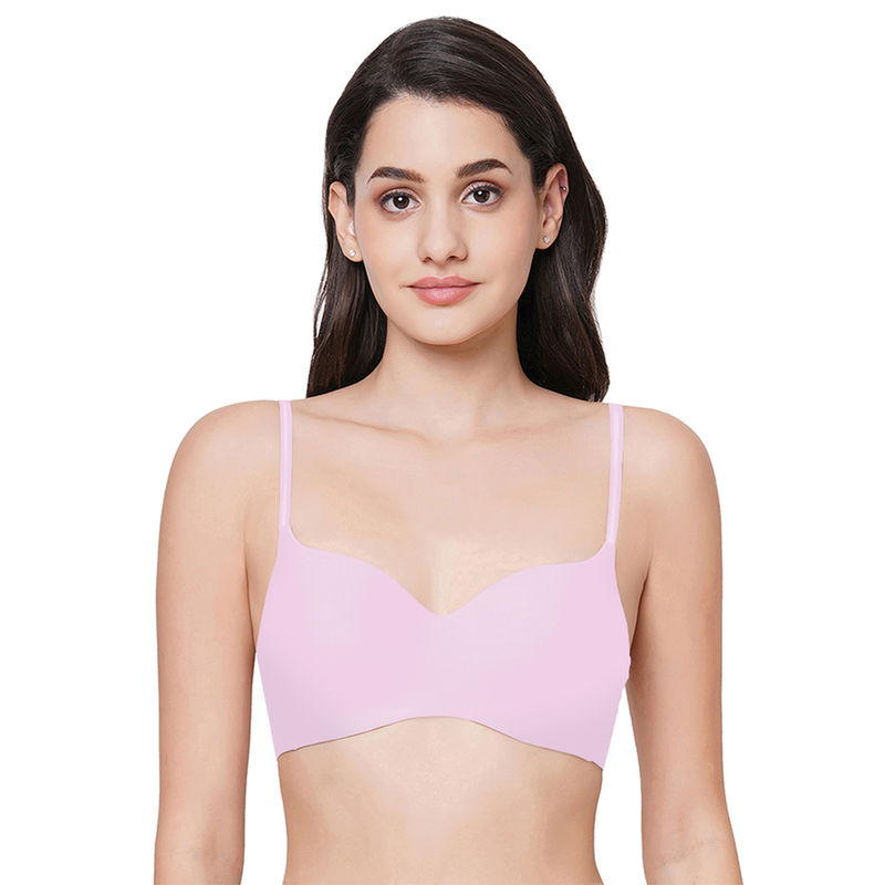 Wacoal Basic Mold Padded Non Wired 3-4Th Cup Everyday T Shirt Bra Pink (36A)
