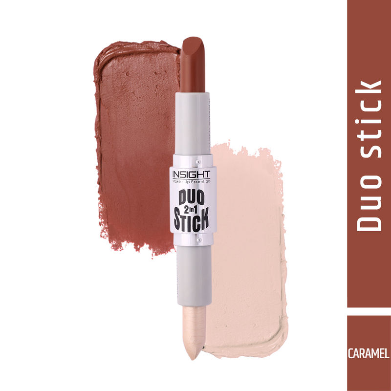 Insight Cosmetics Duo Stick Conceal Contour + Highlighter - 01 Caramel