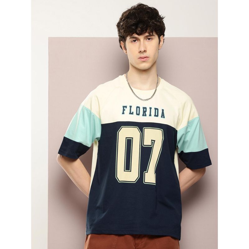 DILLINGER Men Oversized Raglan Sleeve Printed T-Shirt (S)