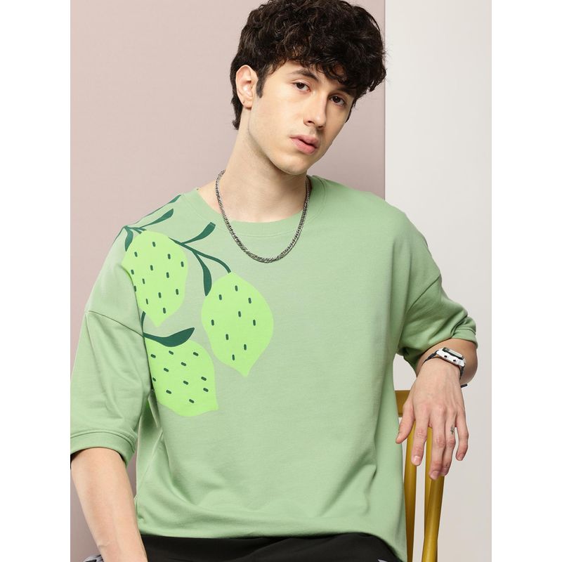 DILLINGER Unisex Oversized Drop Shoulder French Terry Cotton T-Shirt (2XL)