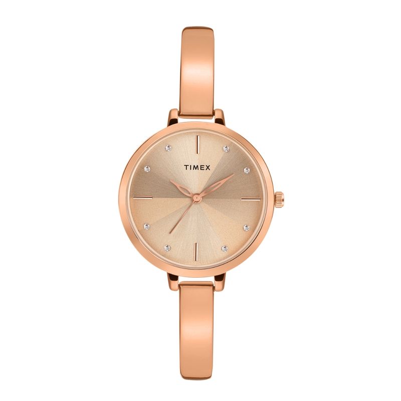 Buy Timex Women Analog Rose Gold Dial Coloured Quartz Watch Round Dial