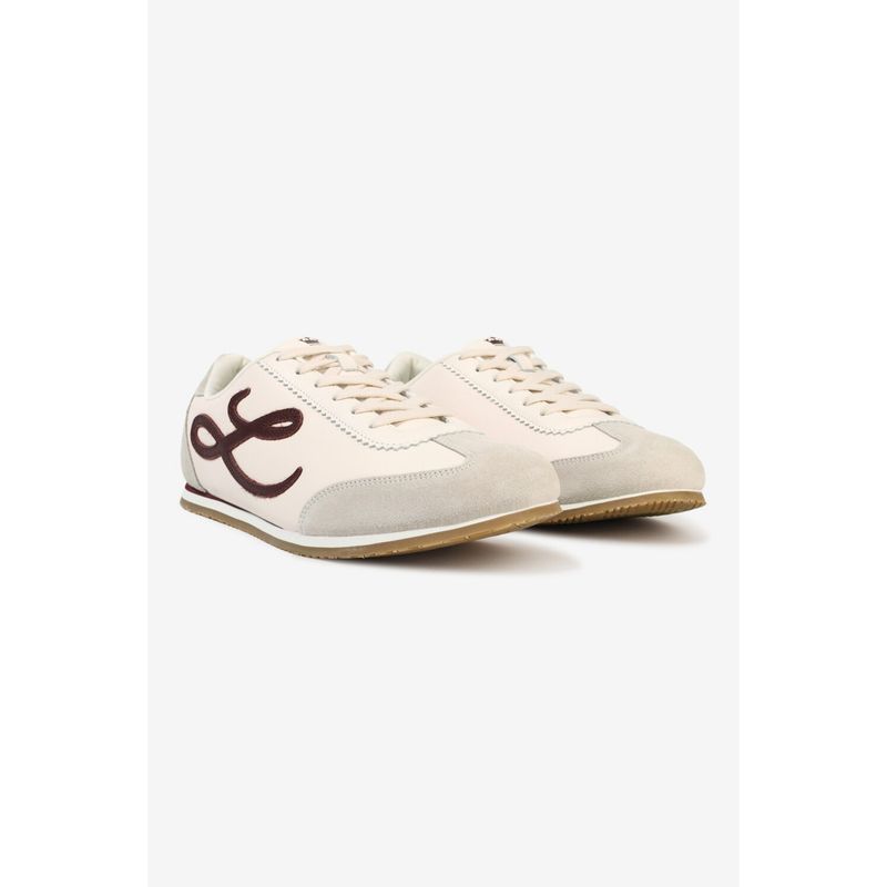 Louis Philippe Men Cream Sneakers (UK 11)