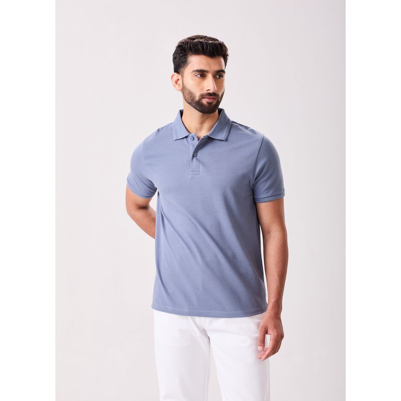 MH&Y Pima Pique Flint Stone Polo T-Shirt (S)