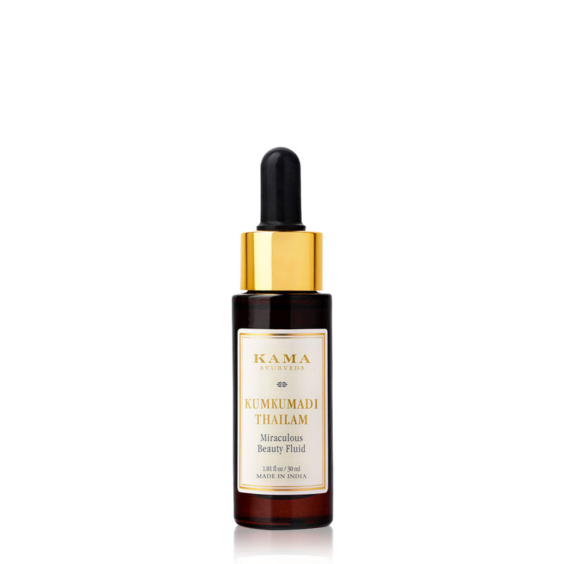 Kama Ayurveda Kumkumadi Thailam Miraculous Beauty Fluid Serum-Facial Oil, Rich in Vitamin C