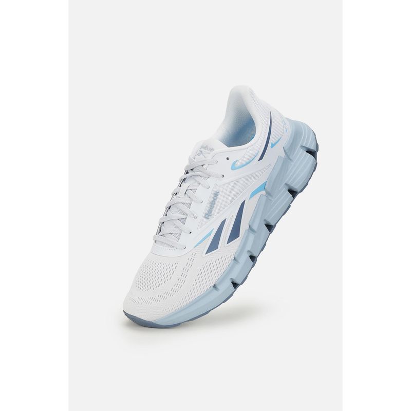 Reebok Zig Dynamica 6 - Men White Running Shoes (UK 8)