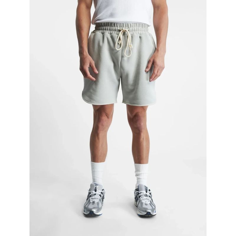 EVERDION Grey Solid Shorts (S)