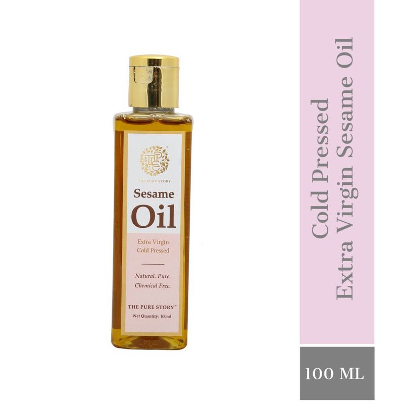 The Pure Story Natural Cold Pressed Oil for Hair & Skin with Seasame