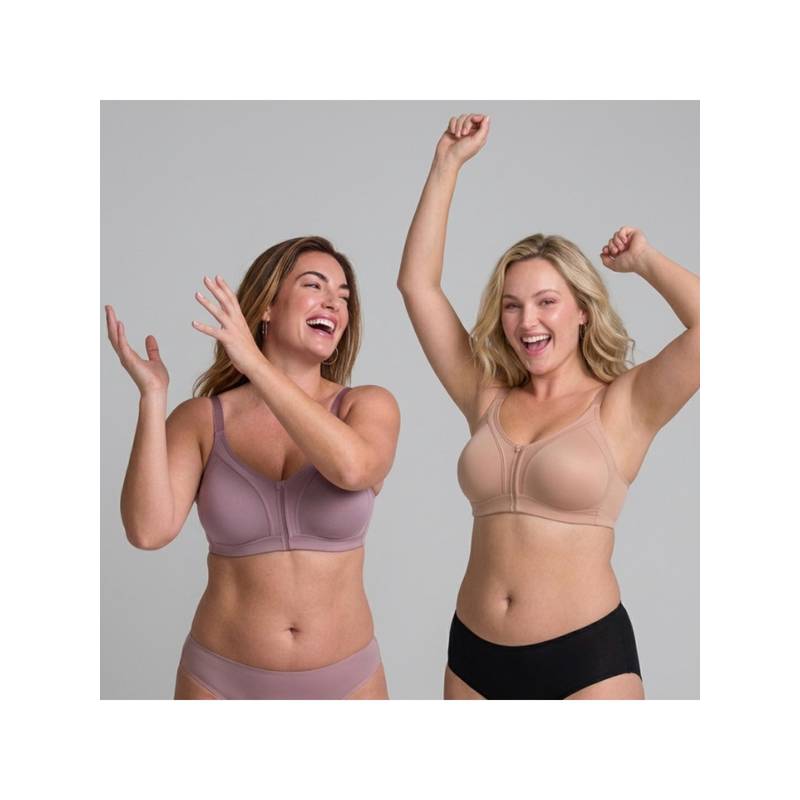 Rheal Curve Full Coverage Seamless Bounce Control Minimizer Bra (Pack of 2) (36D)