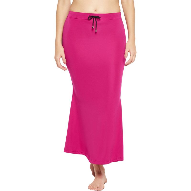 Secrets By Zerokaata Women Solid Mermaid Fit Saree Shapewear - Pink (XL)