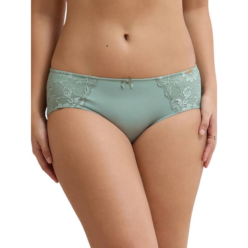 Amante Green Nylon Womens Hipster (XL)