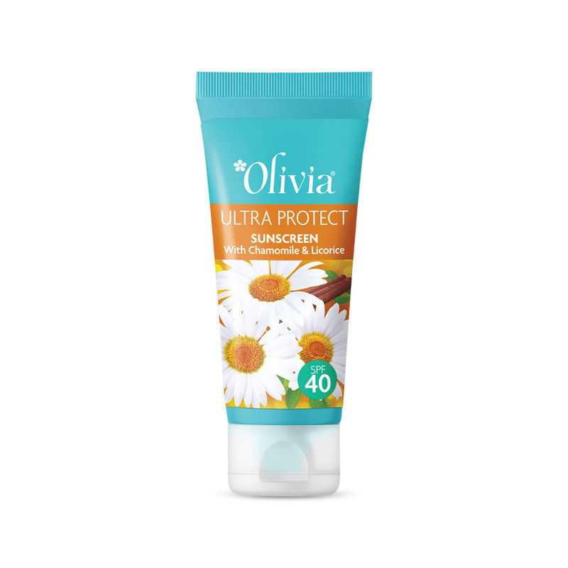 Olivia Ultra Protect Sunscreen SPF 40 – With Chamomile & Licorice for High Sun Protection All- Day