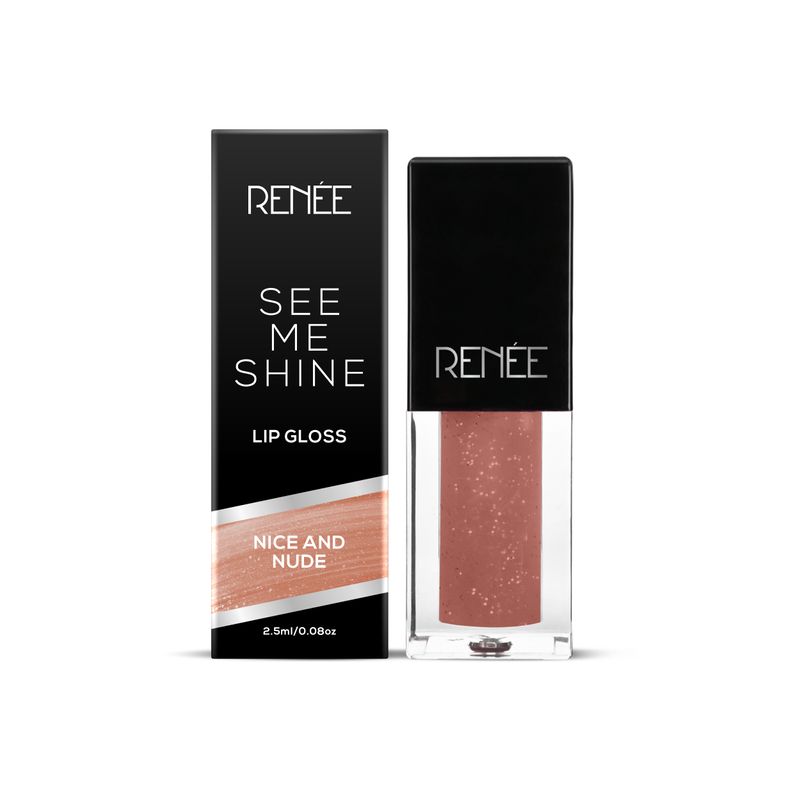 Renee Cosmetics See Me Shine Lip Gloss - Nice And Nude