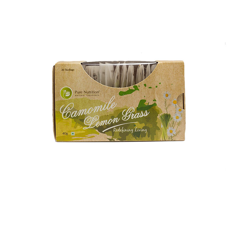 Pure Nutrition Camomile Lemon Grass Tea Bags