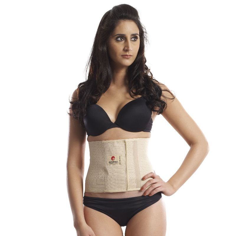 Omtex Corset Brief With Velcro - Nude (S)