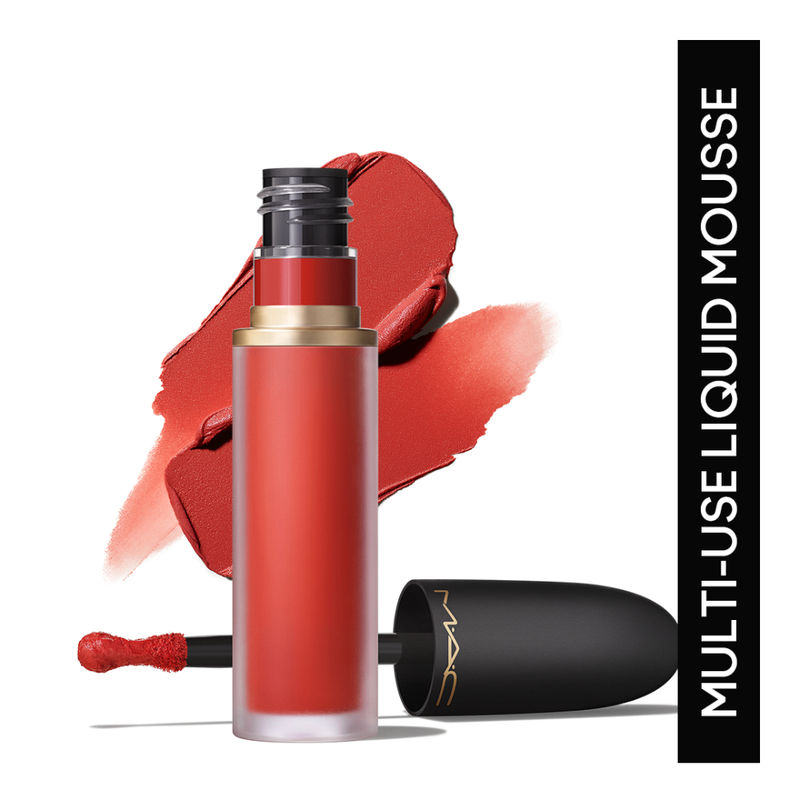 M.A.C Powder Kiss Red Lip And Cheek Mousse - Creamsicle