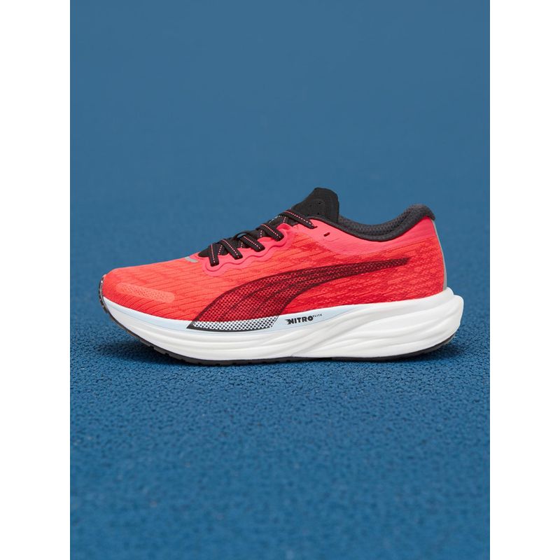 Puma Deviate Nitro 2 Women Red Running Shoes (UK 3.5)