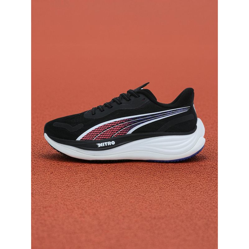 Puma Velocity NITRO 3 Women Black Running Shoes (UK 3)
