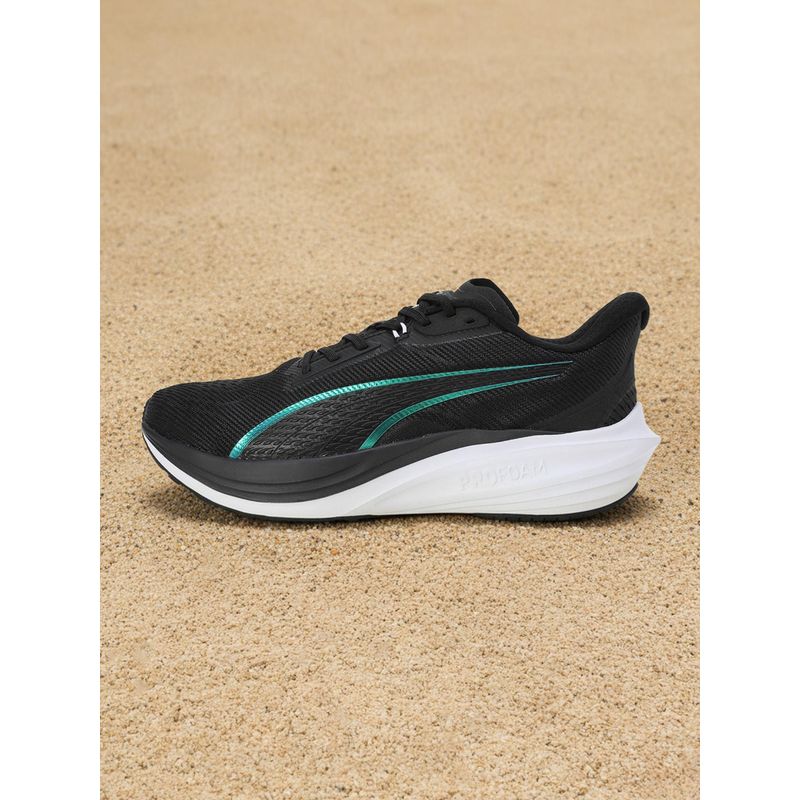 Puma Darter Pro Iridescent Women Black Running Shoes (UK 3)