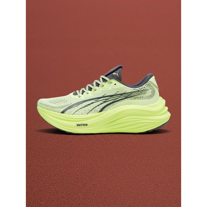 Puma MagMax NITRO Men Green Running Shoes (UK 6.5)