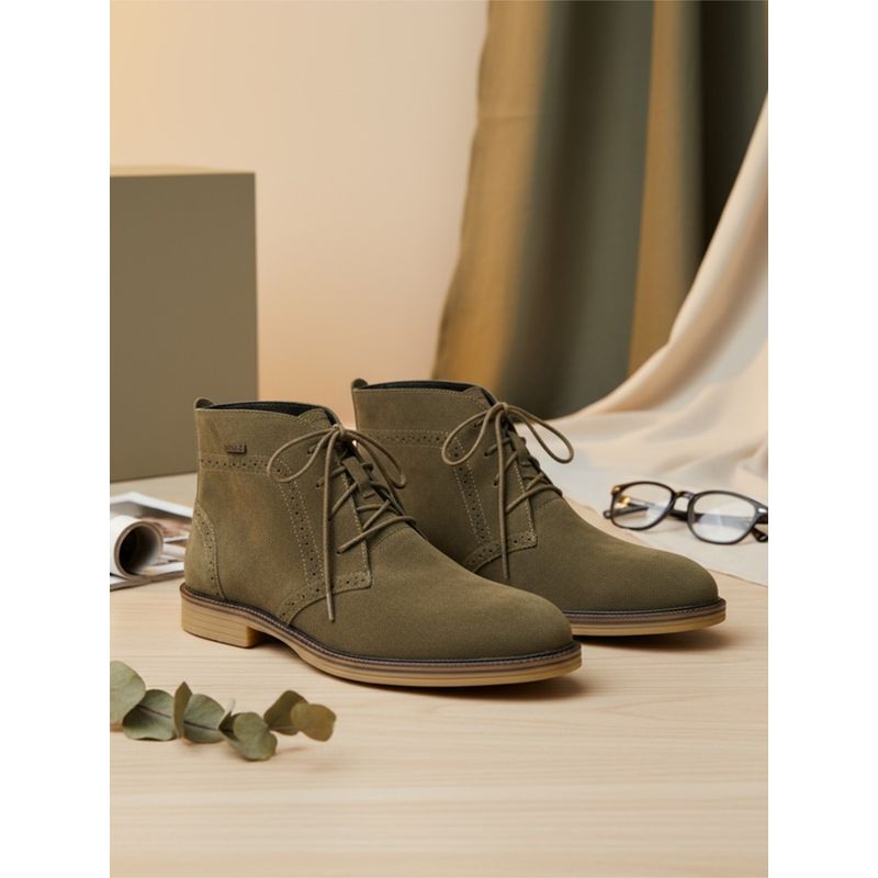 EZOK Men Green Chukka Boots (EURO 41)