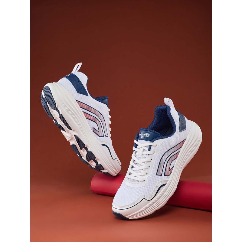 Campus DIRECT Men White Sports Running Shoes (UK 6)