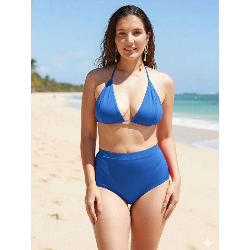 AOBA Halter Tie Swim Bikini Set (S)