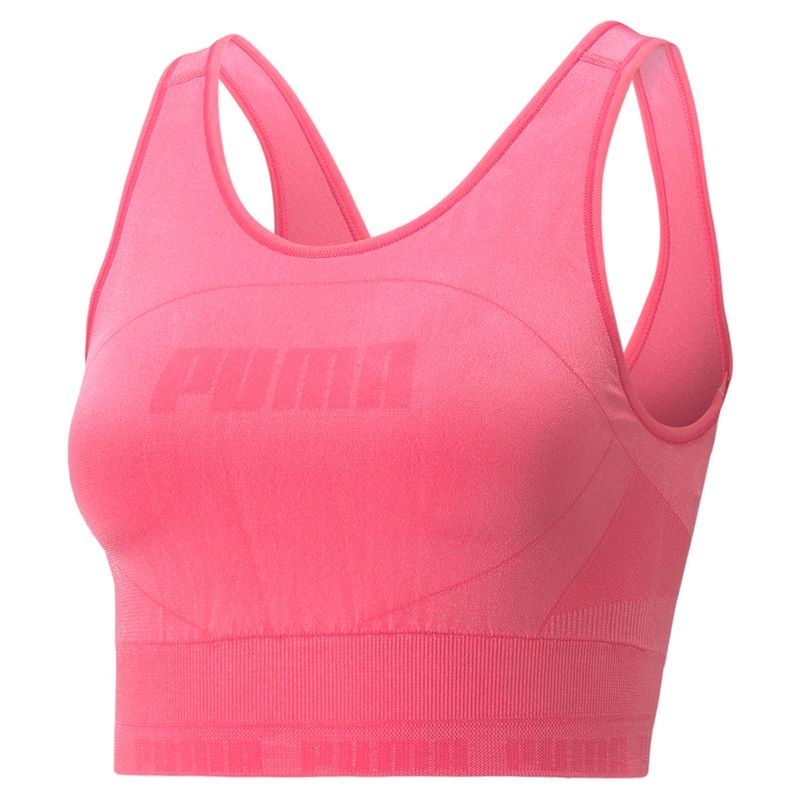 Puma Evo Knit Sports Bra Women's Pink Buy Puma Evo Knit Sports Bra