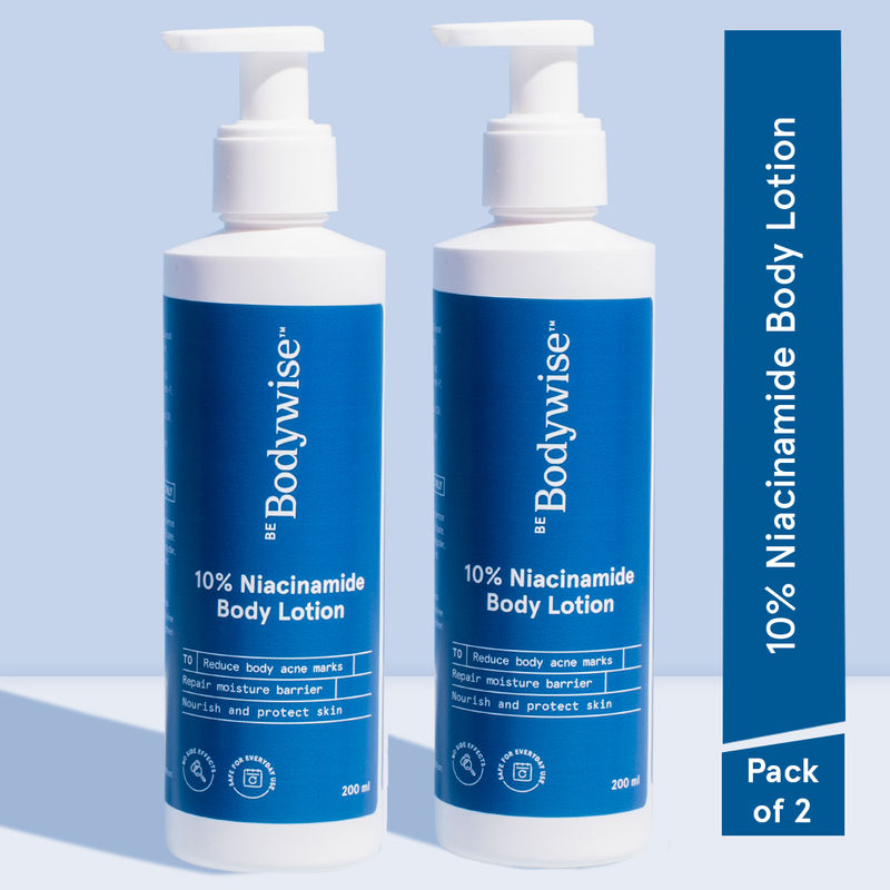 Be Bodywise 10 Niacinamide Body Lotion For Acne Marks Pack Of 2 Buy
