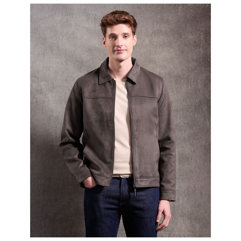 U.S. Polo Assn. Denim Co. Mens Brown Regular Fit Jacket (2XL)
