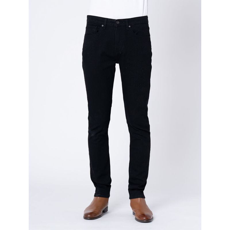 Red Tape Men Black Skinny Jeans (34)