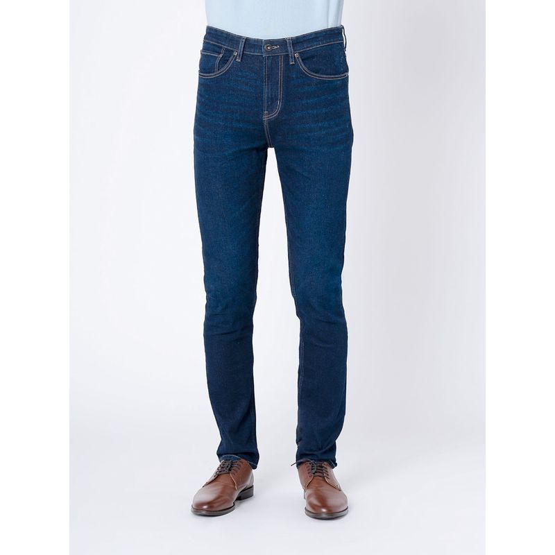 Red Tape Men Rinse Blue Skinny Jeans (34)