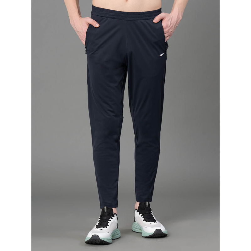 Red Tape Men'S Navy Solid Nylon Spandex Active Wear Jogger (32)