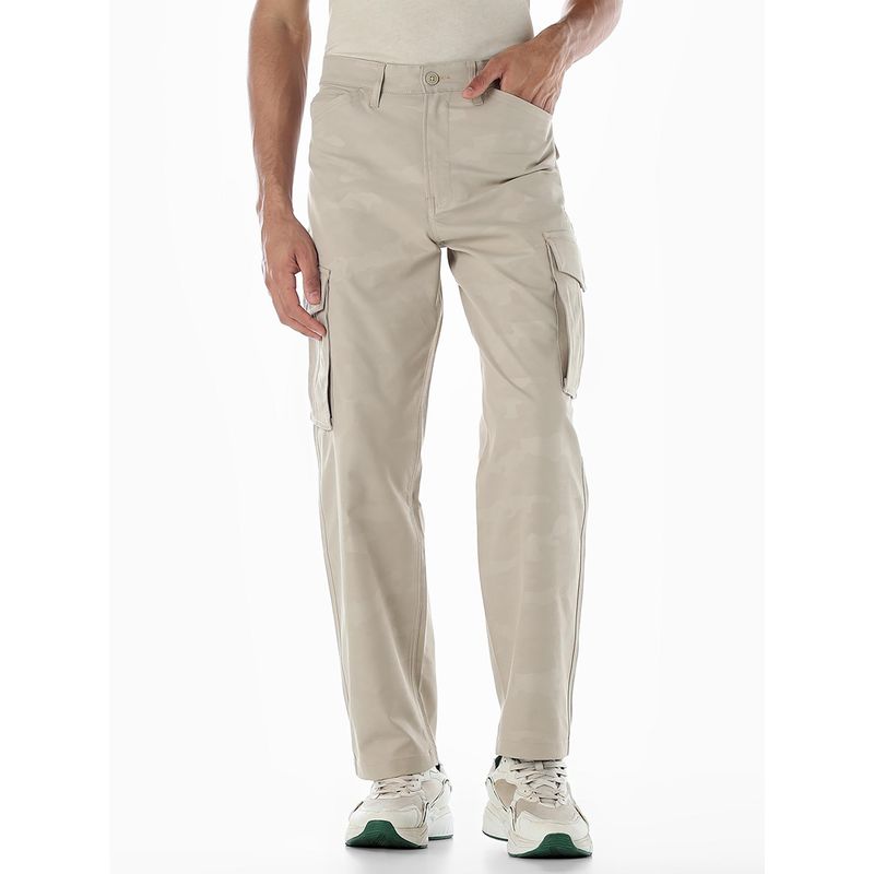 Jack & Jones Men Regular Fit Beige Cargo (29/30)