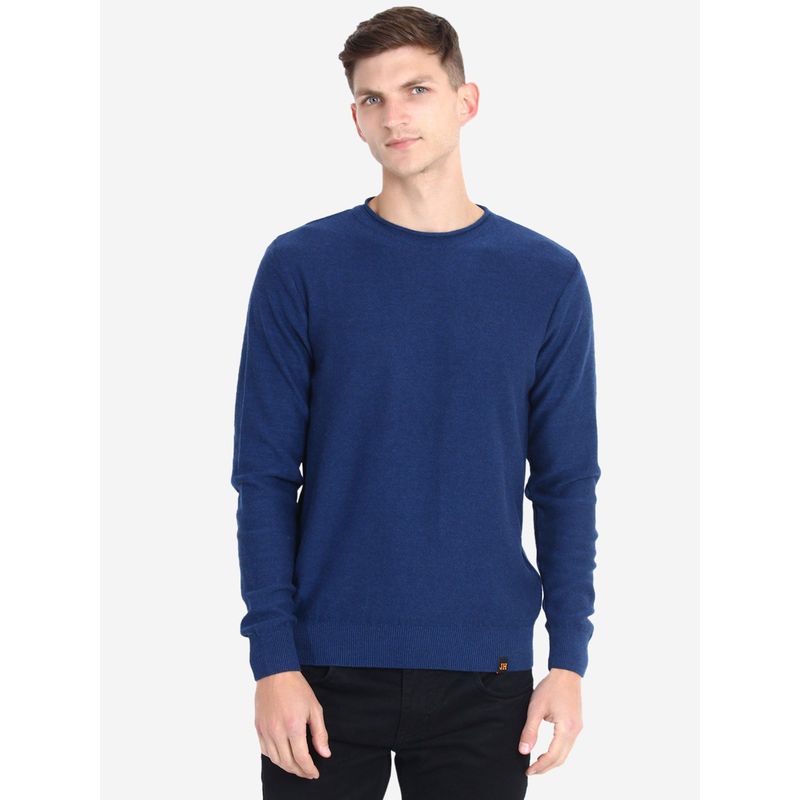 Joe Hazel Denim Rollover Neck Pullover (L)