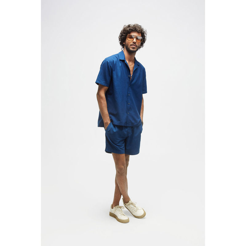 TERRA LUNA Palawan Blue Shirt (XS)