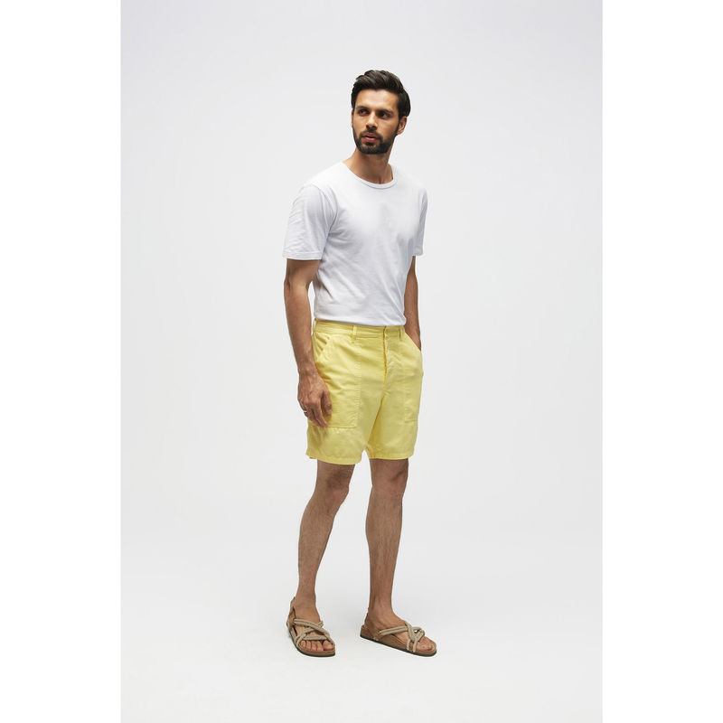 TERRA LUNA Castro Yellow Shorts (S)