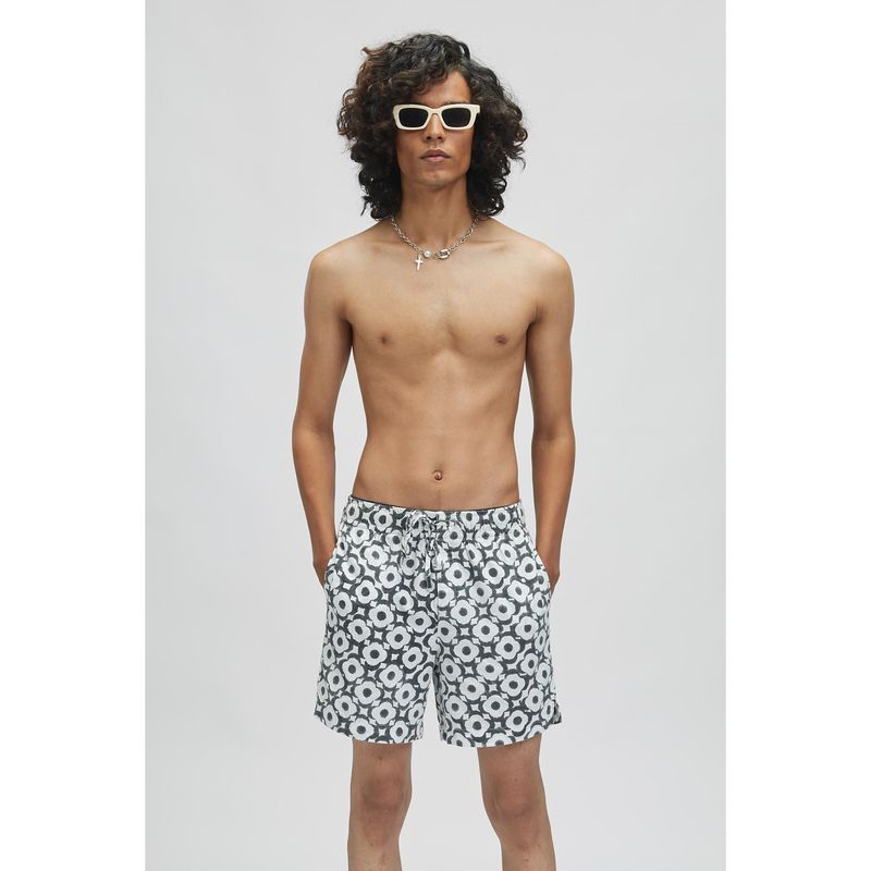 TERRA LUNA Hvar Mega Moon Bloom Shorts - Off White (S)