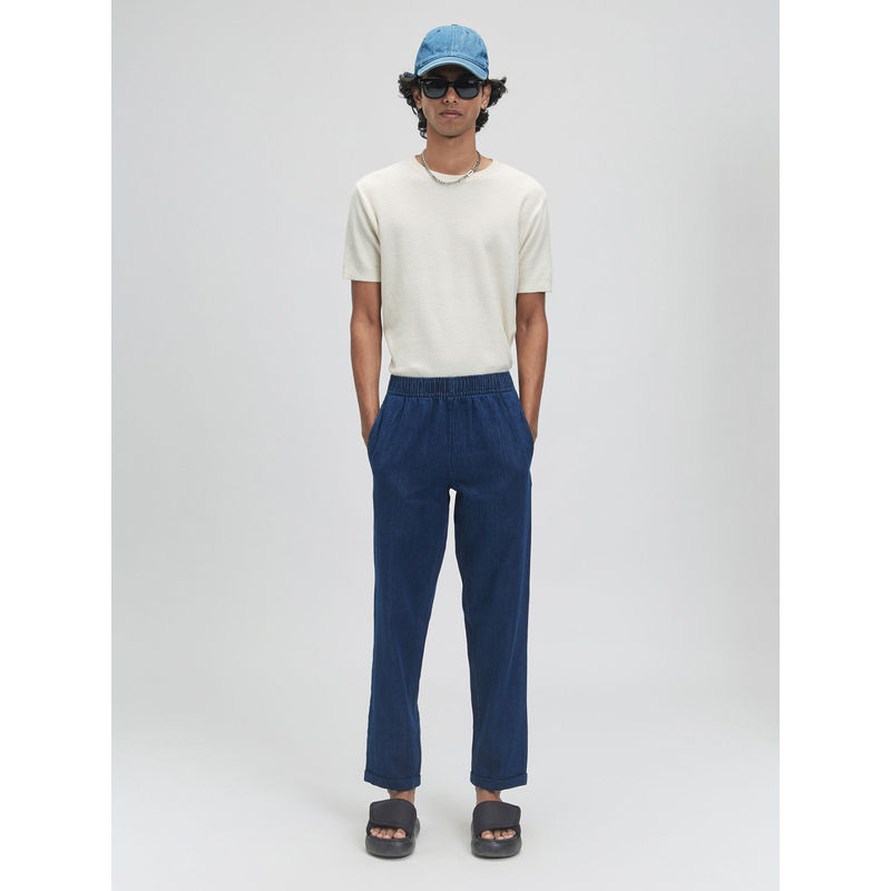 TERRA LUNA Malin Dark Indigo Trousers (M)