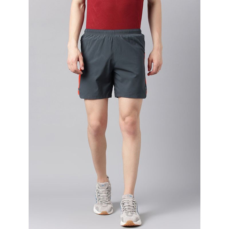 WOODS Solid Slate Grey Shorts for Men (M)