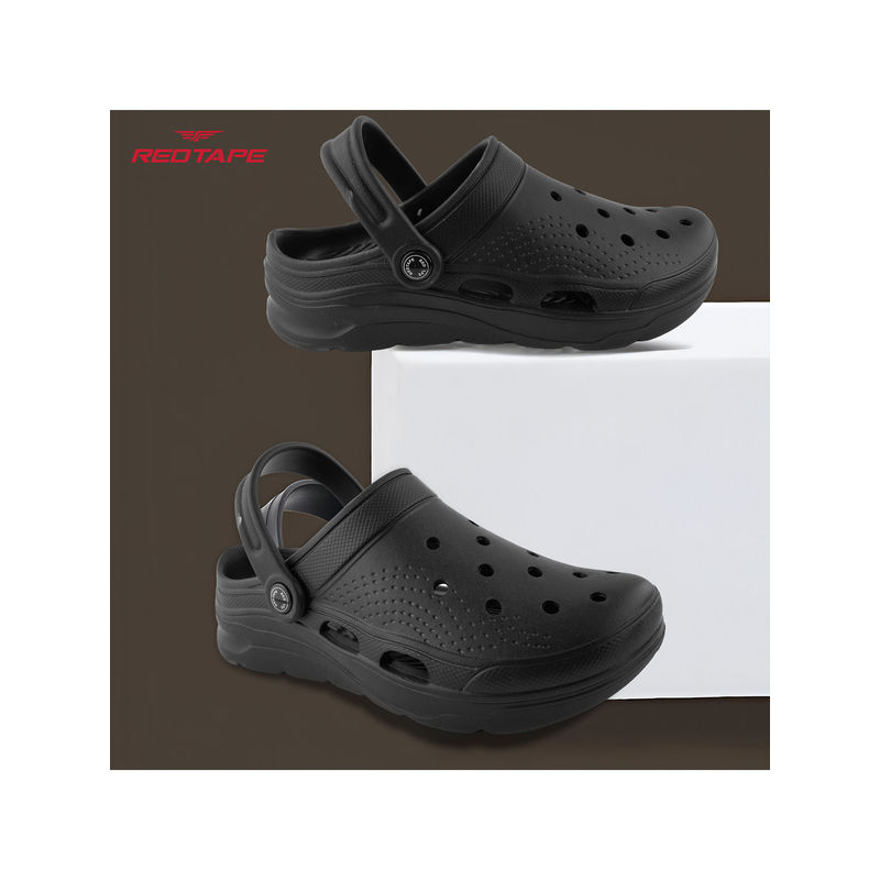 Red Tape Mens EVA Comfort Solid Clogs (UK 8)