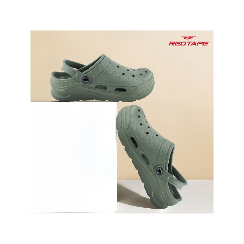 Red Tape Mens EVA Comfort Solid Clogs (UK 11)