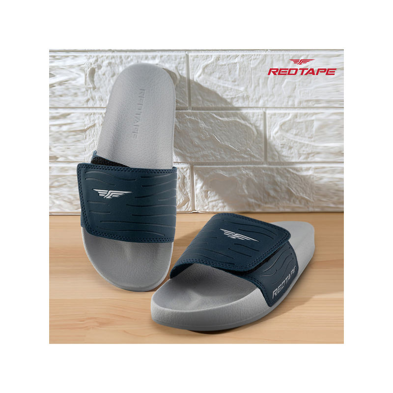 Red Tape Mens Velcro EVA Sliders (UK 7)
