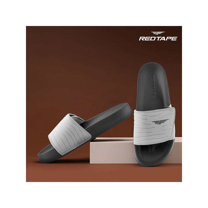 Red Tape Mens Velcro EVA Sliders (UK 6)