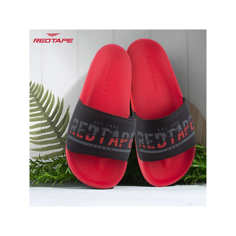Red Tape Mens EVA Comfort Colorblock Sliders (UK 6)