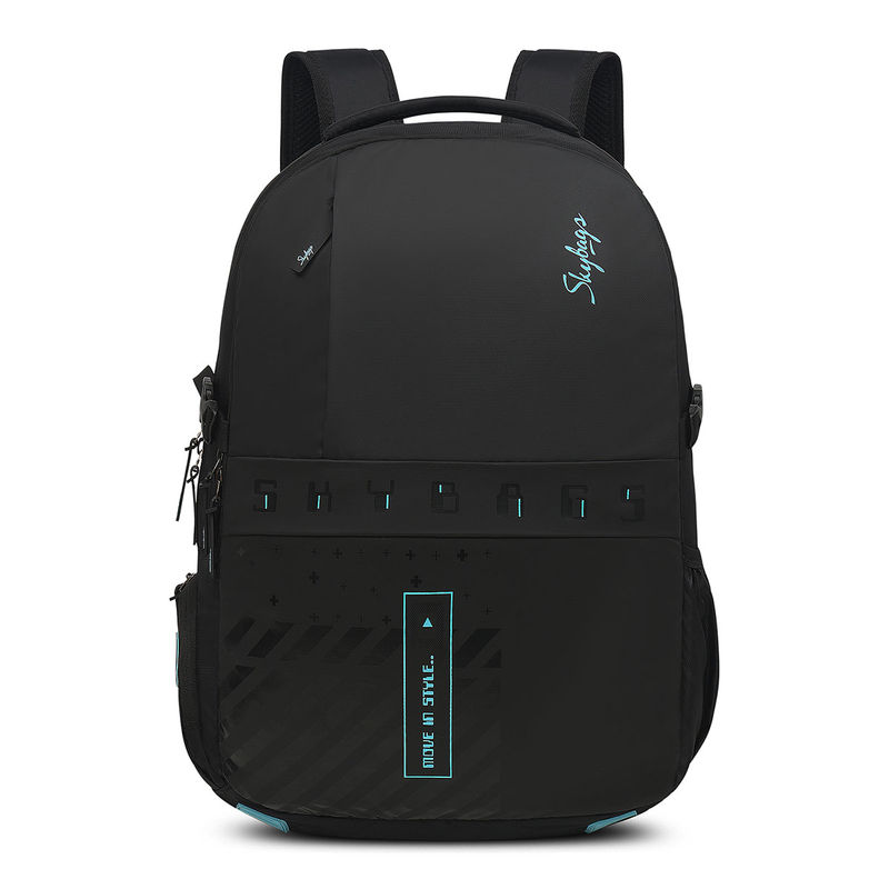 Skybags fox laptop backpack black top
