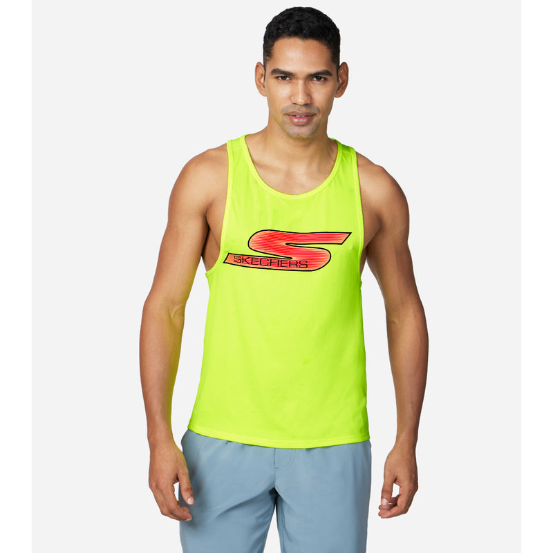 SKECHERS Gorun Razor Singlet Tank Top Yellow (XL)