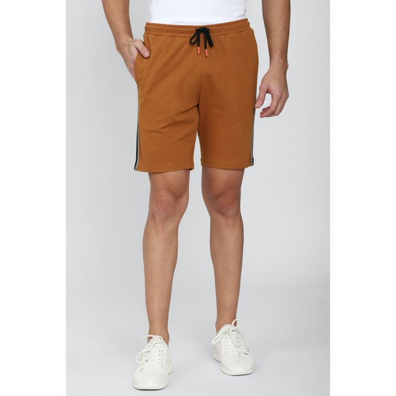 Peter England Men Brown Shorts (L)