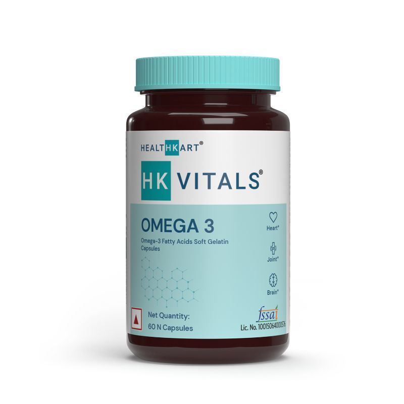 HealthKart Hk Vitals Omega 3, Fish Oil Supplement, For Joint Support